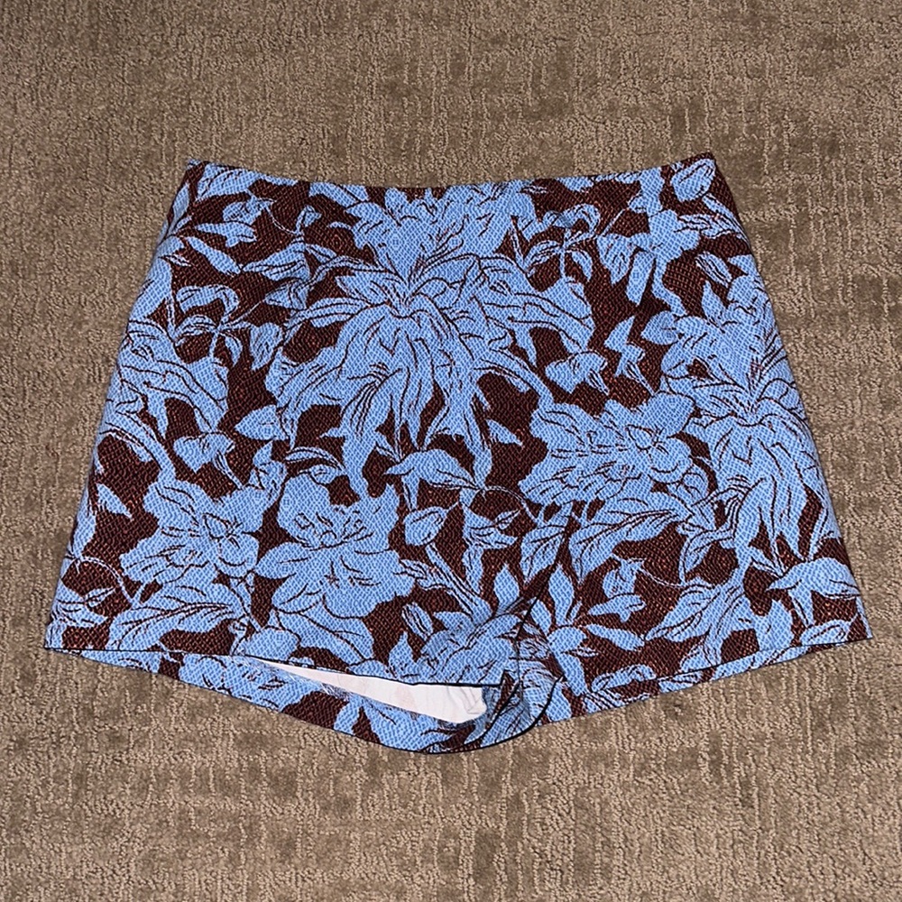 Topshop printed skort